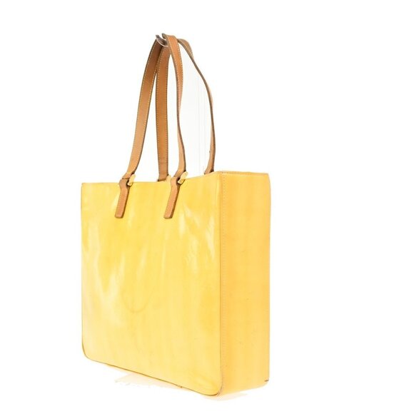 LOUIS VUITTON Columbus Shoulder Bag Monogram Vernis Lime Yellow - Picture 2 of 16